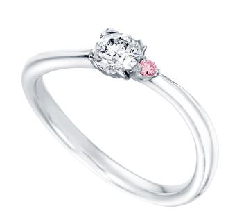婚約指輪　ピンクダイヤ